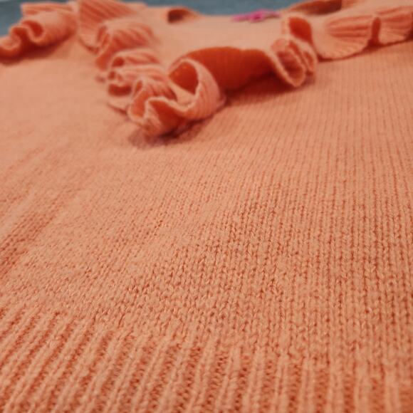 Lilly Pulitzer Orange Ruffle Sweater - Picture 5 of 14